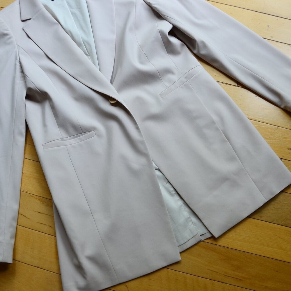 Lafayette 148 single button wool blazer Size 8 - Picture 6 of 14